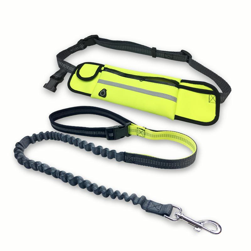Dog Leash Running Nylon Hand Freely Pet Products Harness Collar Jogging