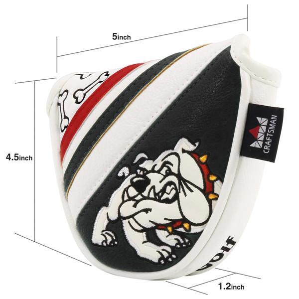 CM Golf Head Cover Bulldog Mallet Putter Head Cover Shopee
