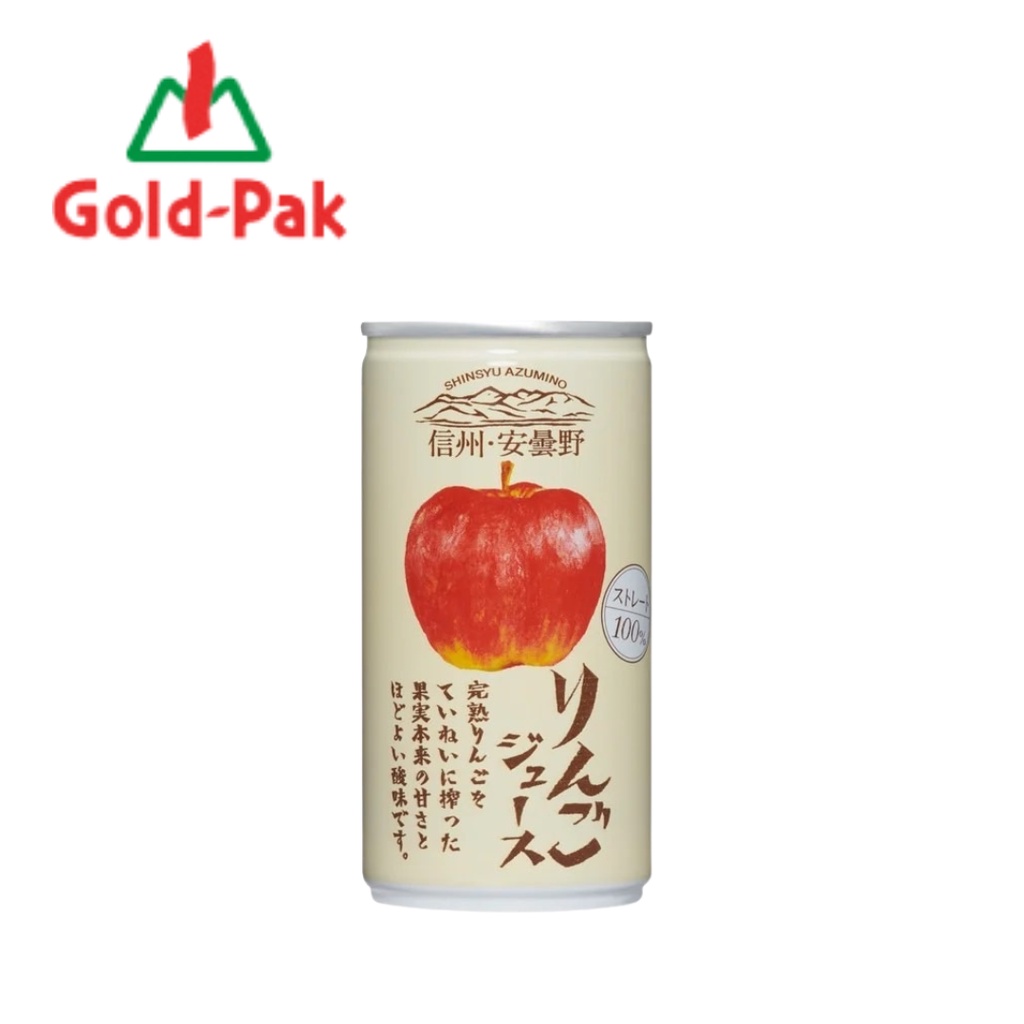GOLDPAK AZUMINO APPLE JUICE น้ำแอปเปิ้ลแท้100 จากอะซุมิโนะ ประเทศ