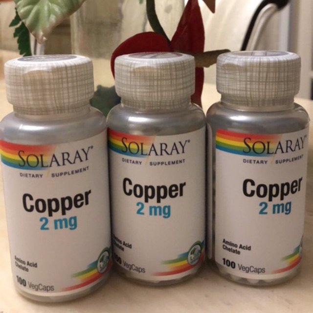 วิตามิน vitamin Copper ทองแดง 2mg 100 capsule Shopee Thailand
