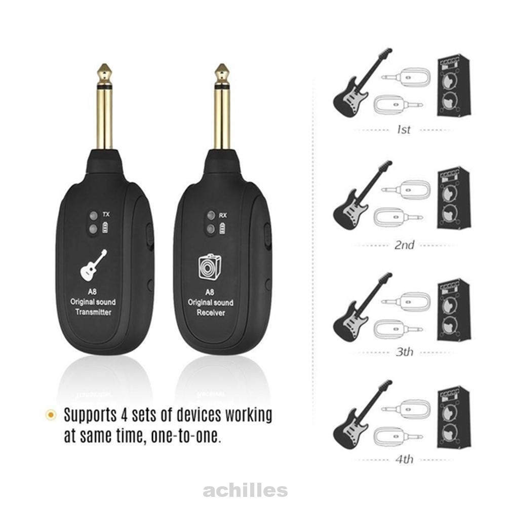 Wireless Transmitter Receiver System Bass Electric Rechargeable Instrument Violin achilles.th