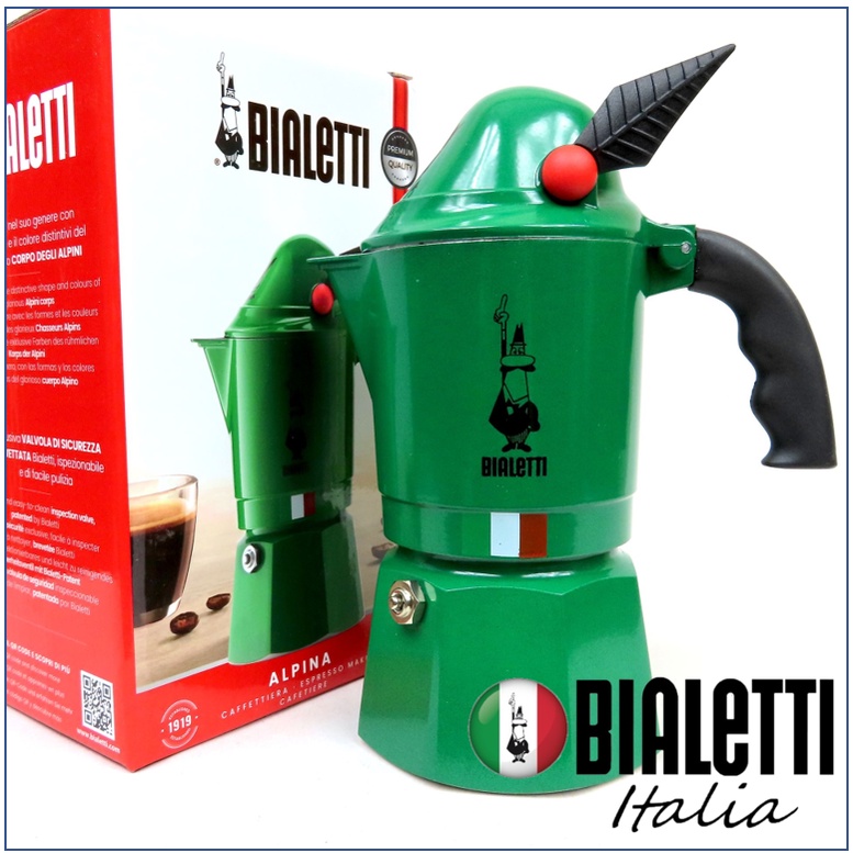 Bialetti Alpina Moka Pot 3 cups bialetti.italia ThaiPick