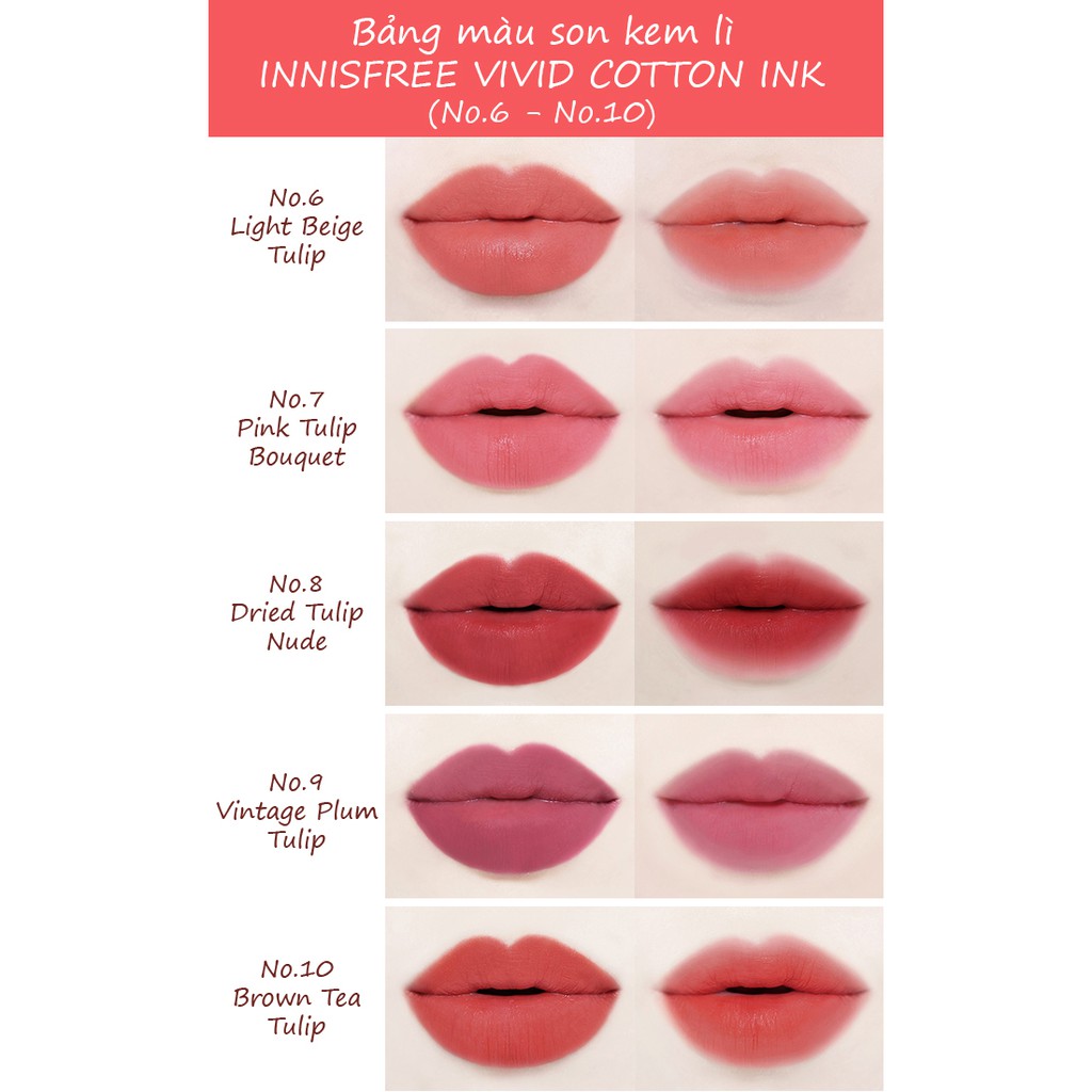 Innisfree Vivid Cotton Ink 4g. xkiv ug7abhftst ThaiPick