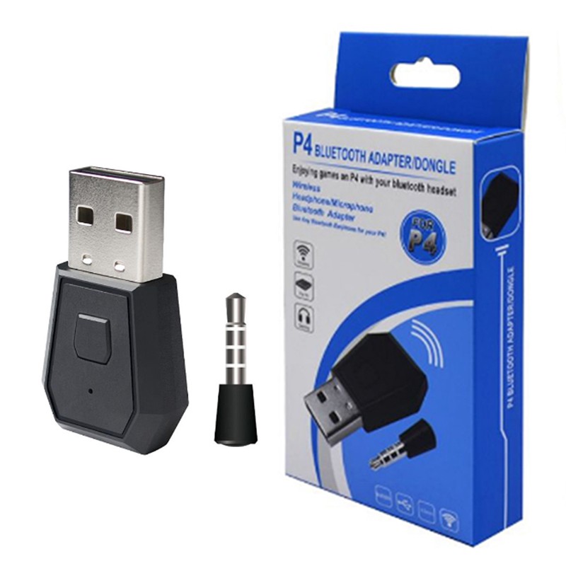 Bluetooth USB Dongle Wireless Adapter for PS4 Controller Headset Kit 3