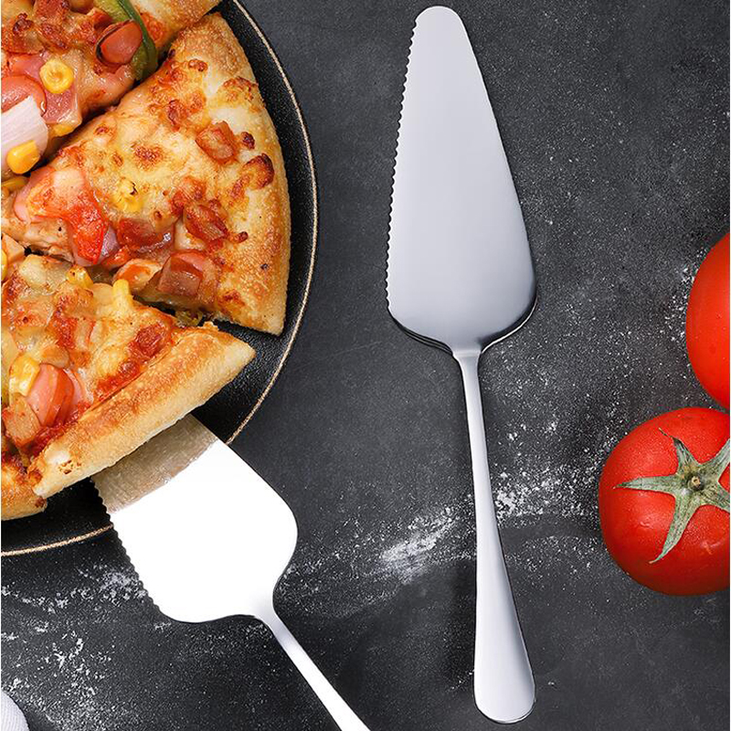 304 Stainless Steel Pizza Cutters Cake Pie Pizza Server Cutter Baking Cooking Tools Pizza Cheese