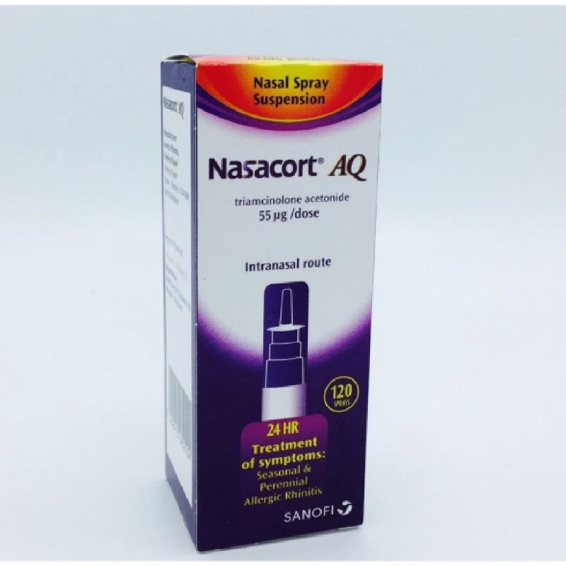 จัดส่งที่รวดเร็ว Nasacort Nasal Spray 24 Hr. พ่นได้ 120 ครั้ง แก้ภูมิแพ้ คัดจมูก ไม่มีอาการข้างเคียงง่วงนอน **ราคาถูกพร้ | Shopee Thailand
