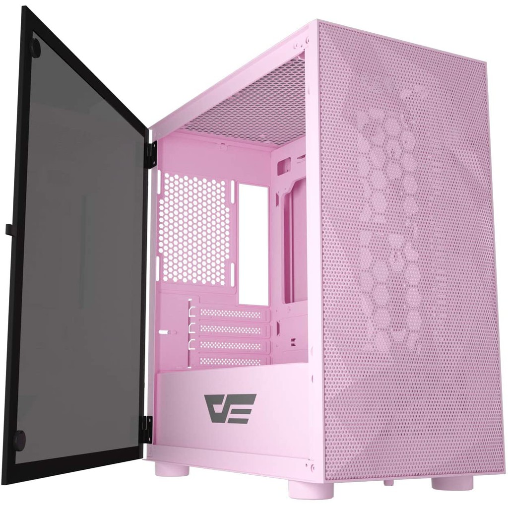 darkFlash DLM21 Black MATX/MiniITX/MicroATX Tower Computer Case Glass