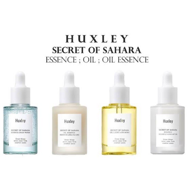 Huxley Essence Deluxe Complete Set 5 ml x 4 ขวด Essence GRAB / oil