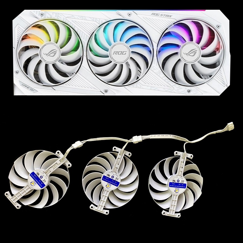 20Original STRIX RTX 3090 CPU FAN For ASUS ROG STRIX RTX 3070 3080 Ti