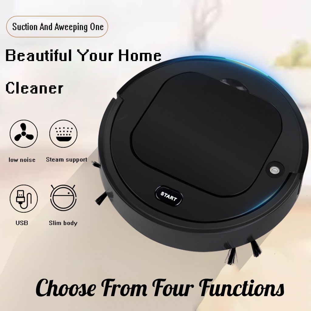 Rechargeable Smart Robot Vacuum Cleaner Sweeping Strong Suction Sweeper