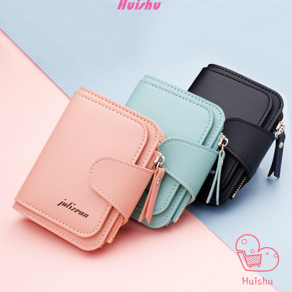 HS Fashion Coin Purse PU Leather Money Card Bag Credit Card Holder