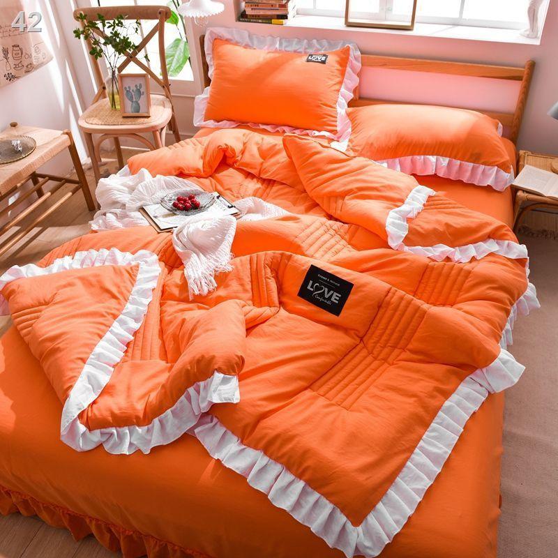 Veken ผ้านวมฤดูร้อน ลูกไม้สไตล์เกาหลี ผ้านวมฤดูร้อน ซักเครื่องได้