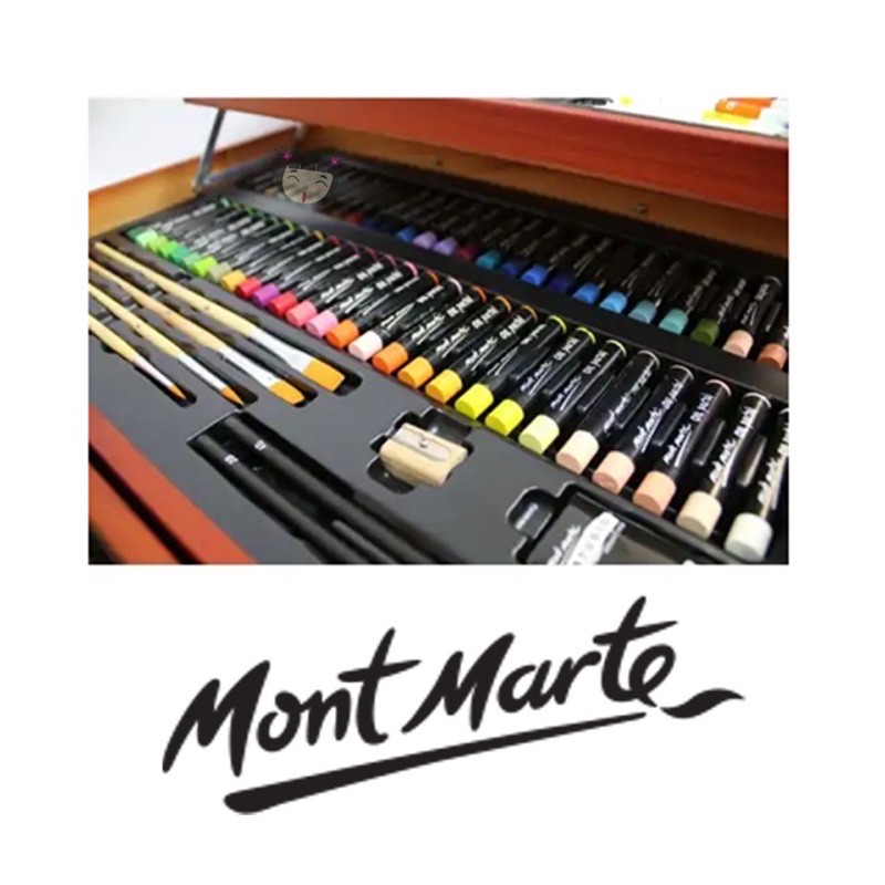 ทบทวนสี MONT MARTE MIXED MEDIA ART SET 174 PIECES Good quality