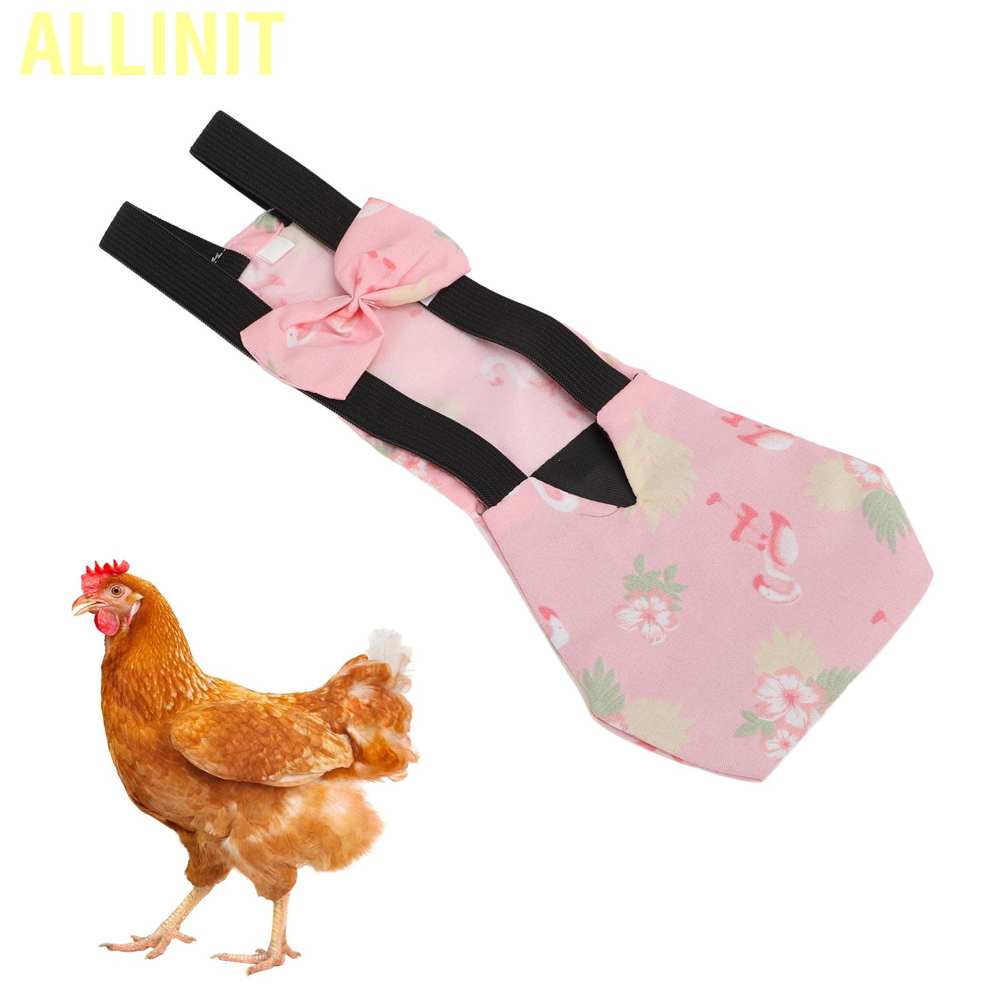 Allinit Poultry Diaper Nylon Buckle Pet Chicken Diapers Fashion