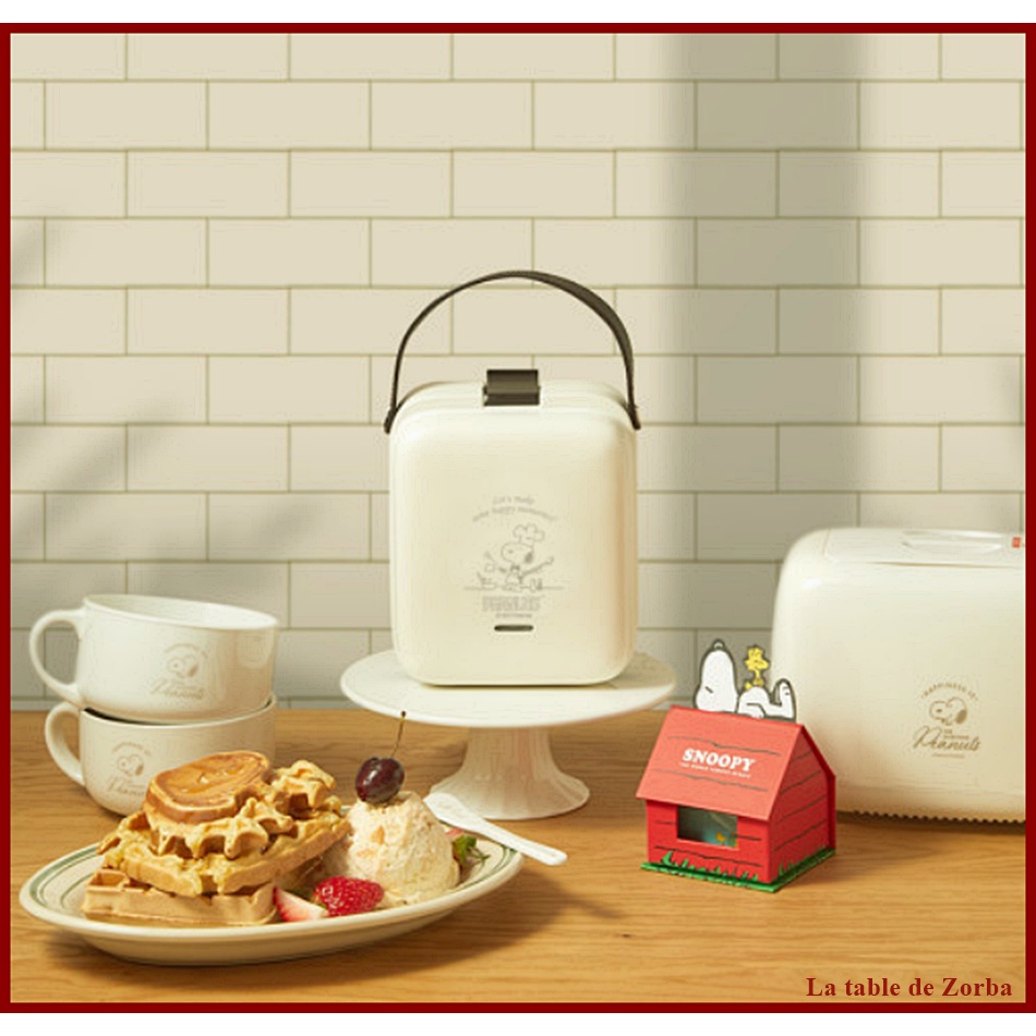 Starting[Korea] Snoopy Sandwich Waffle Toast maker KMU6 6ir3bc5wo8