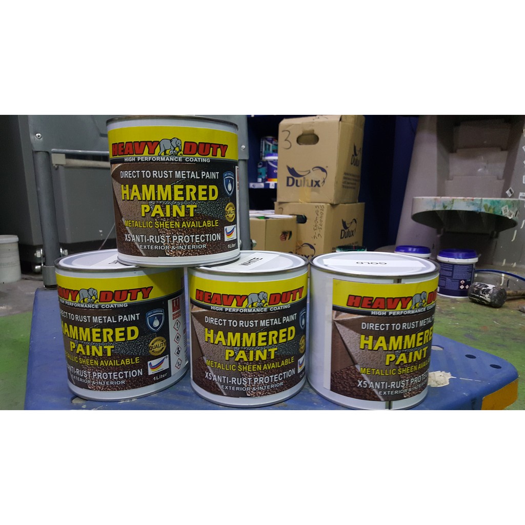 【Starting】1L ( 1 LITER ) HAMMERED PAINT ( METALLIC PAINT HEAVY DUTY
