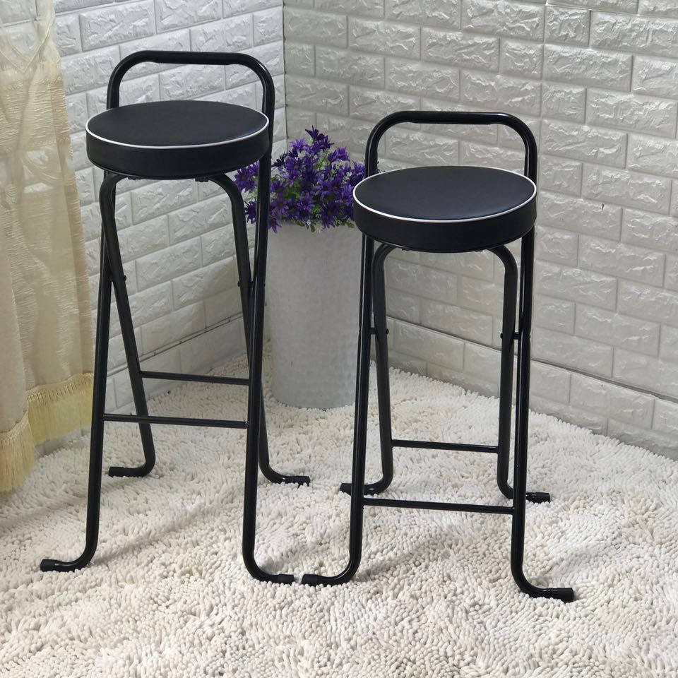 Upholstered bar chair High stool Bar stool Counter chair Thick cushion