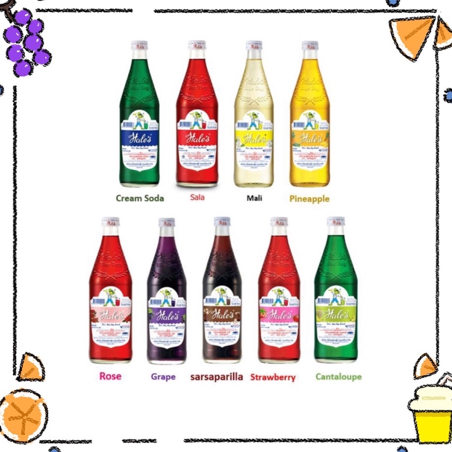 เฮลซ์บลูบอย น้ำหวานเข้มข้น Hale's Blue Boy FLAVOURED SYRUP เฮลบลูบอย ซา