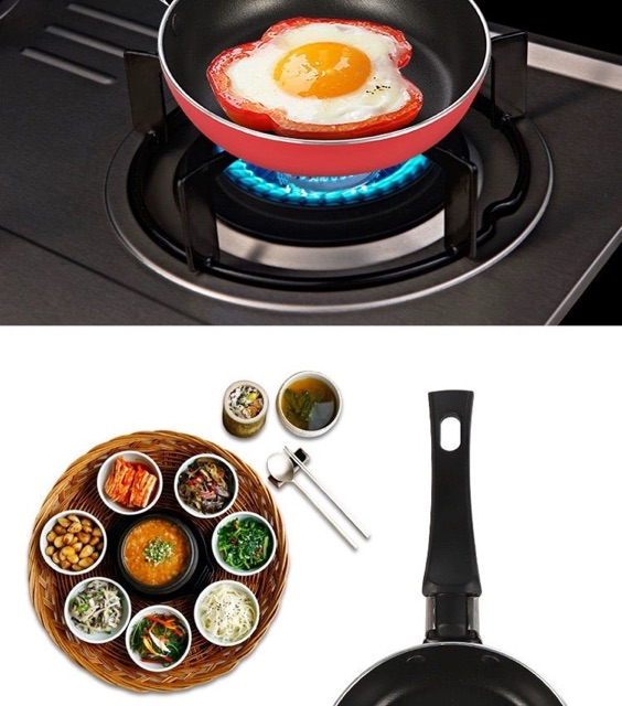 12cm Mini NonStick Frying pan Omelette Egg Fry Pan Kitchen Kuali Dapur