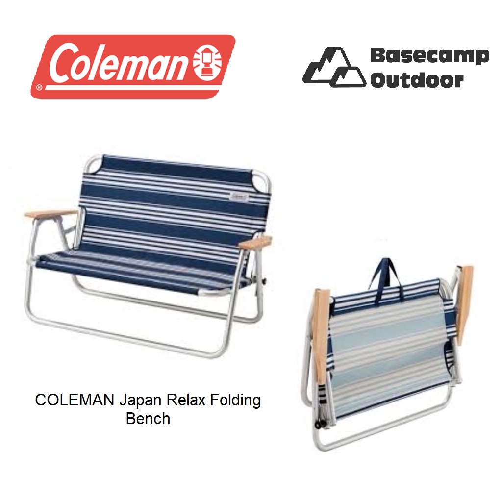 COLEMAN Japan Relax Folding Bench Shopee Thailand