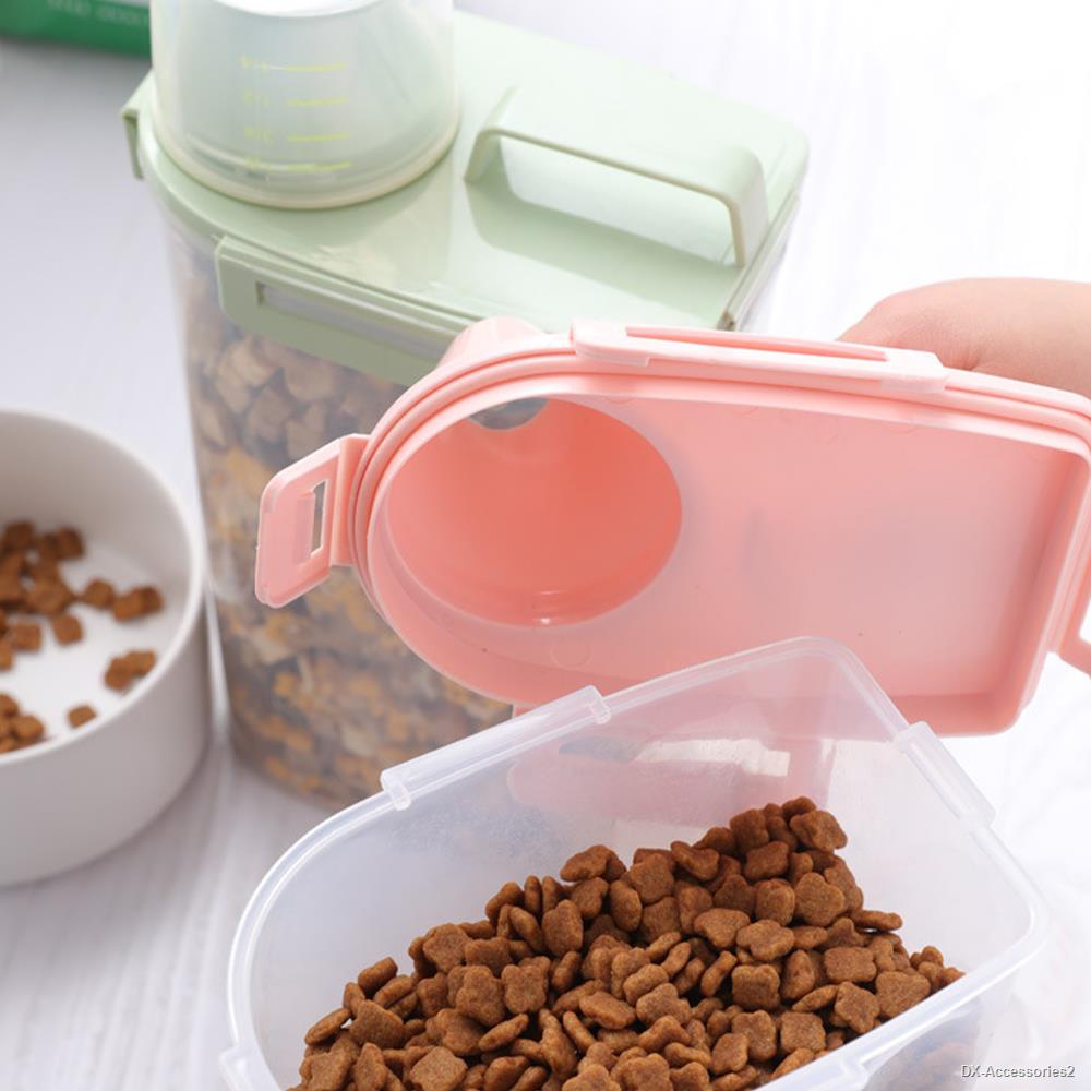 Pet Dog Bowl Container Box Containers Dog Food Container Cat Feeder