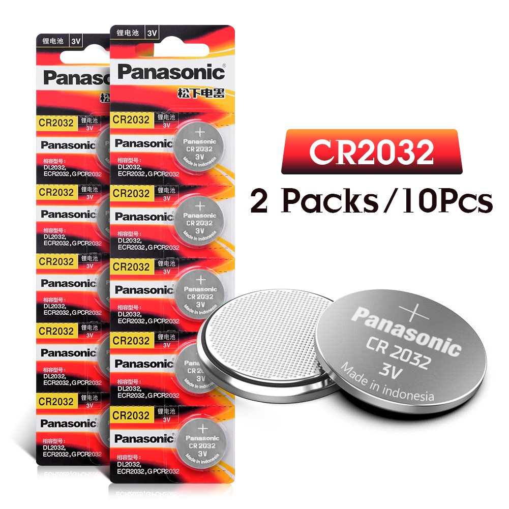 10pcs new battery cr2032 3v button cell coin batteries for watch