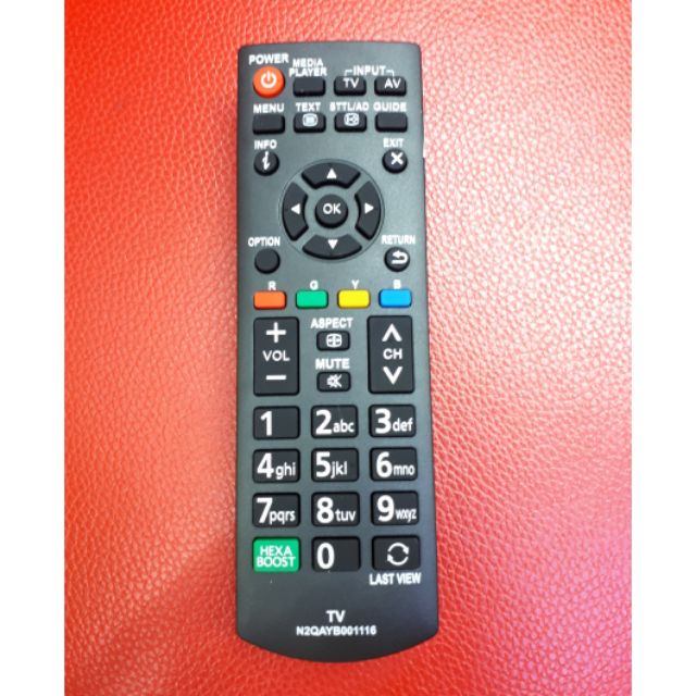 รีโมททีวี PANASONIC N2QAYB 001116 ใช้สำหรับ TV LED LCD สามารถใช้แทนตัว