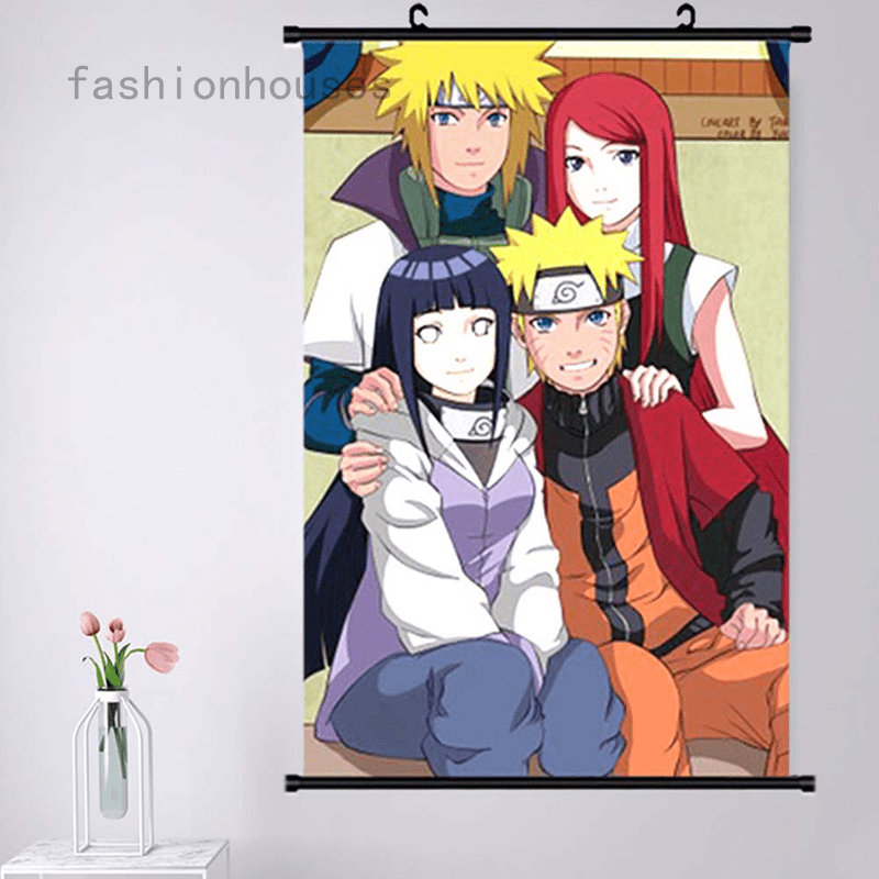 WerNerk Naruto poster fabric scroll painting wall painting Naruto anime