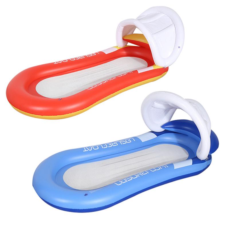 แหวนว่ายน้ำInflatable Air Beds Summer Water Hammock Swimming ool Beach