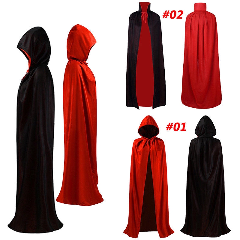 Special Bridal Long Unisex Velvet Capes with Hood Adult Halloween