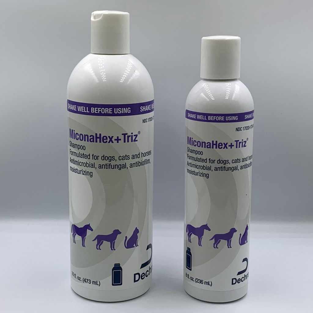 Dechra MiconaHEX+Triz top of the line antibacterial antifungal shampoo