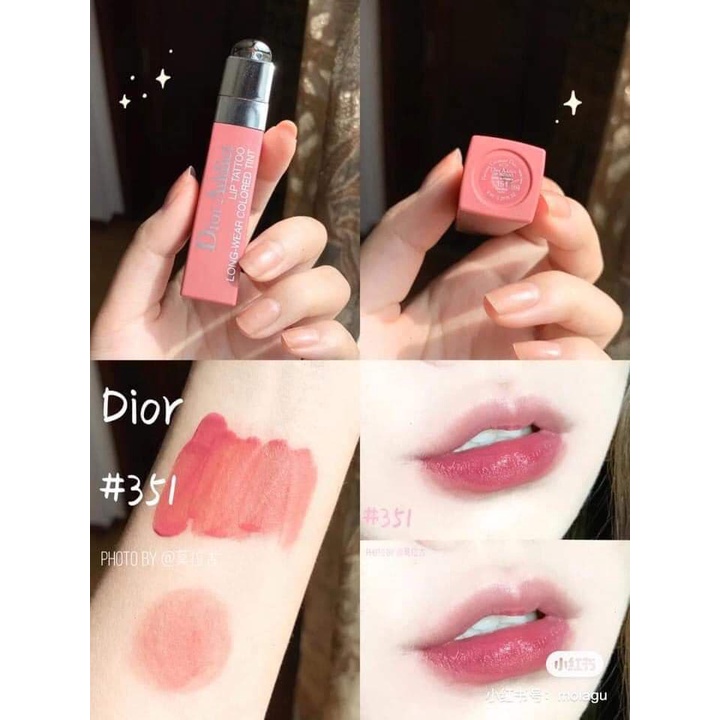 Dior Addict Lip Tattoo LongWear Colored Tint 351 6ml. Shopee Thailand
