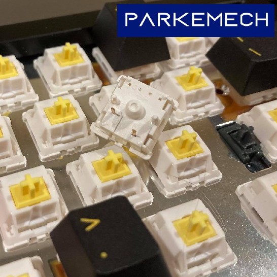 [Linear] NovelKeys Silk Yellow (NK Silk Yellow) x1 สวิทช์ PreLubed 205g0 พร้อมใช้งาน Shopee