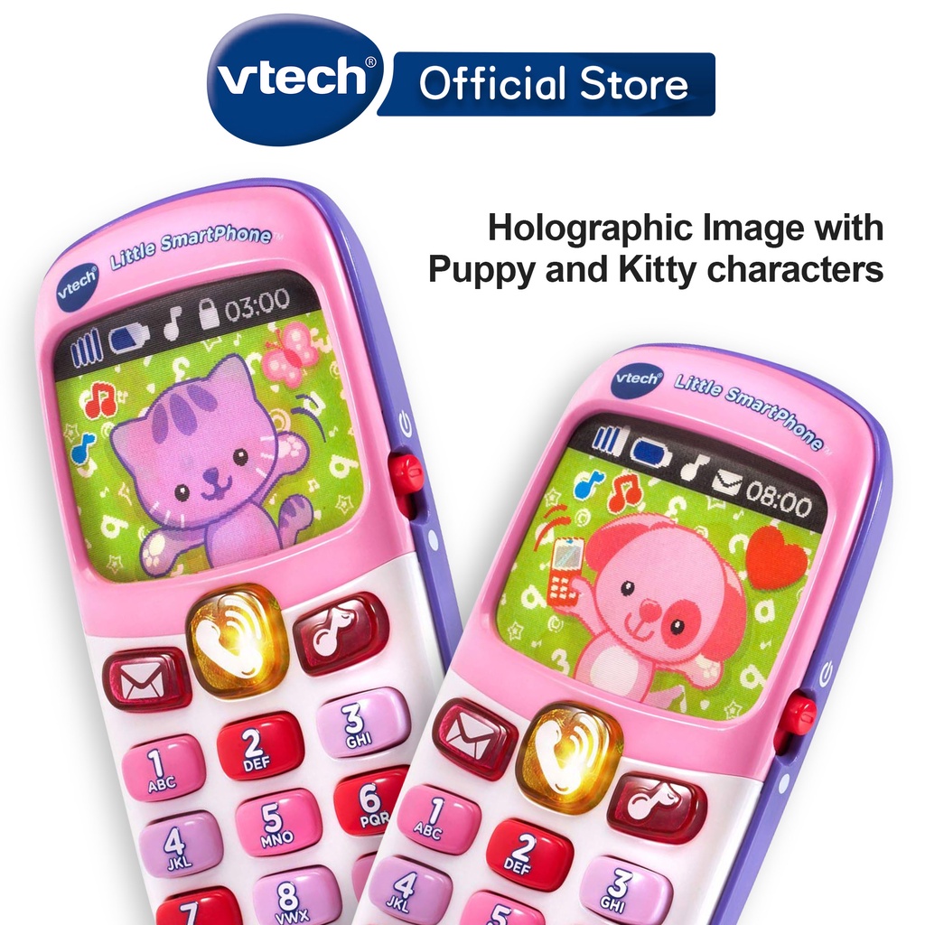 VTech Pink Color Little Smartphone Baby Phone Toys (6912 months) Early