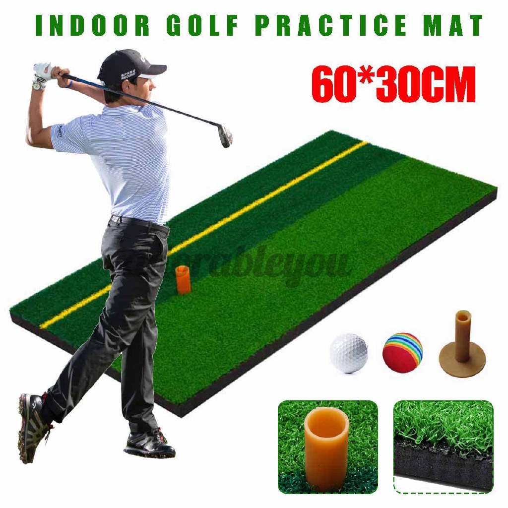 Golf Strike Mat Indoor Swing Practice Mat Golf Mat Mini Golf Supplies