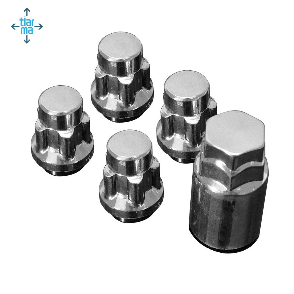 4X 12X1.5Mm Alloy Wheel Lock Nuts 60 Taped Security Bolts Key Anti Theft New tiarma.th ThaiPick