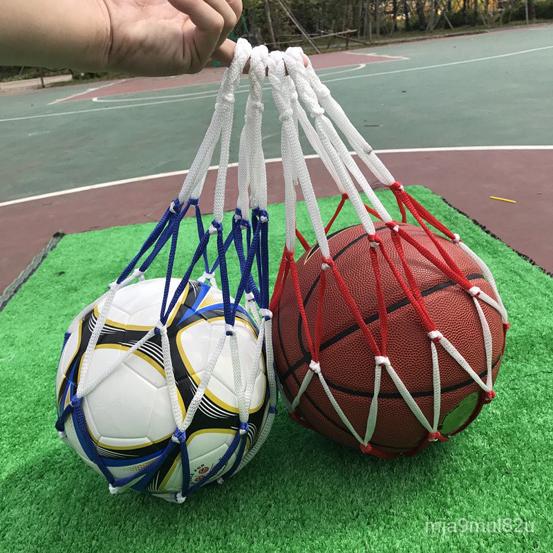 【Durable】Basketball Bag Mesh Net Ball Carry Bag FTBasketball Net Nylon