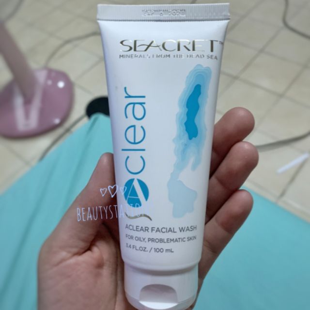 Seacret aclear facial wash 100ml. Shopee Thailand