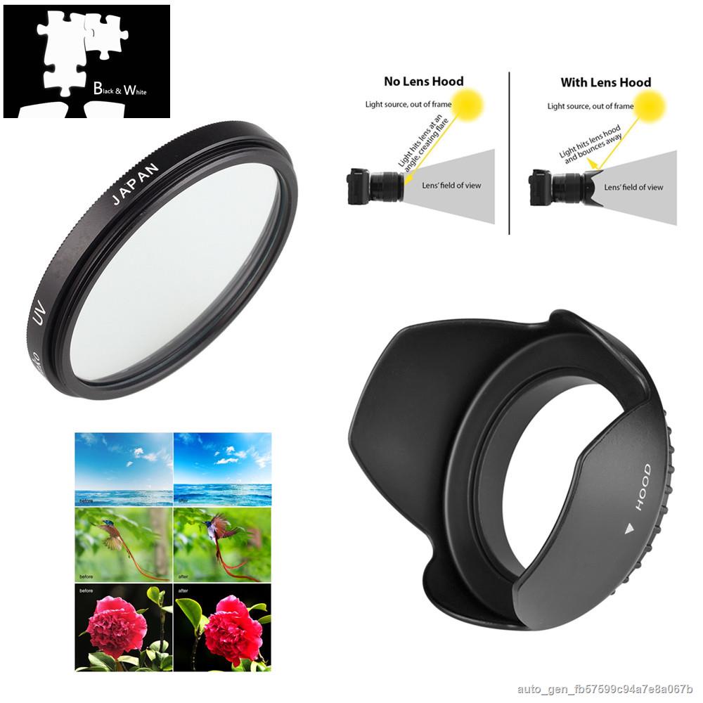 58mm Uv Filter Lens Hood For Canon Eos 2000d 4000d 1500d 3000d 90d