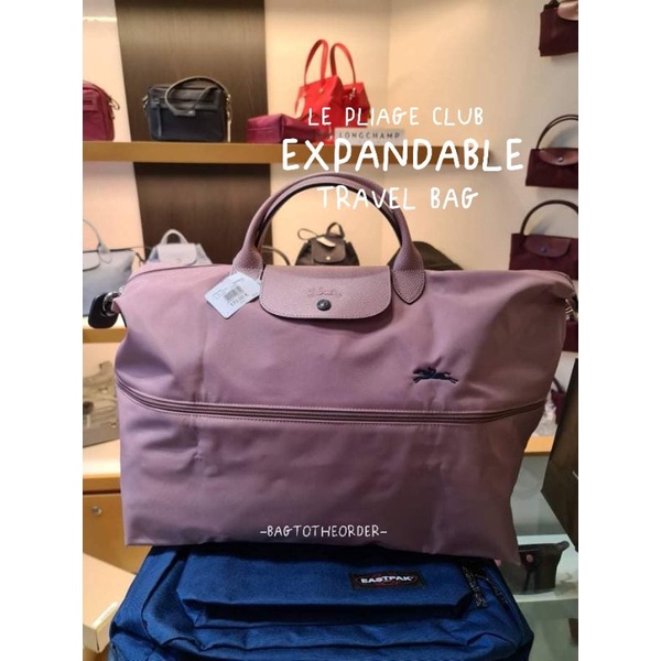 (Travel bag) longchamp expandable Shopee Thailand