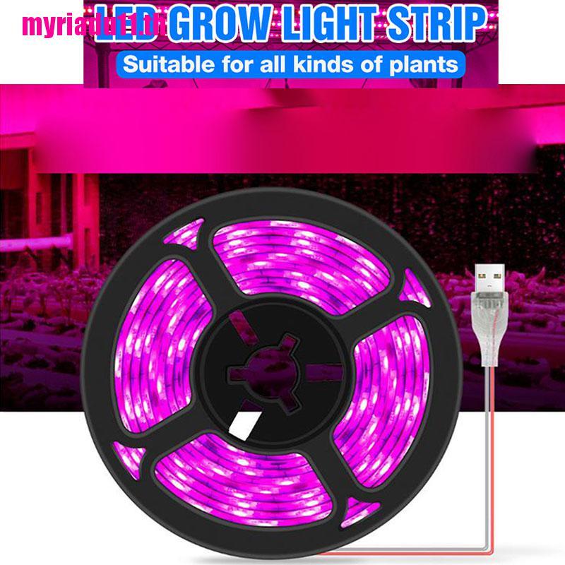 【Mrth】LED Grow Lamp USB LED Full Spectrum Plant Grow Strip 2835 SMD