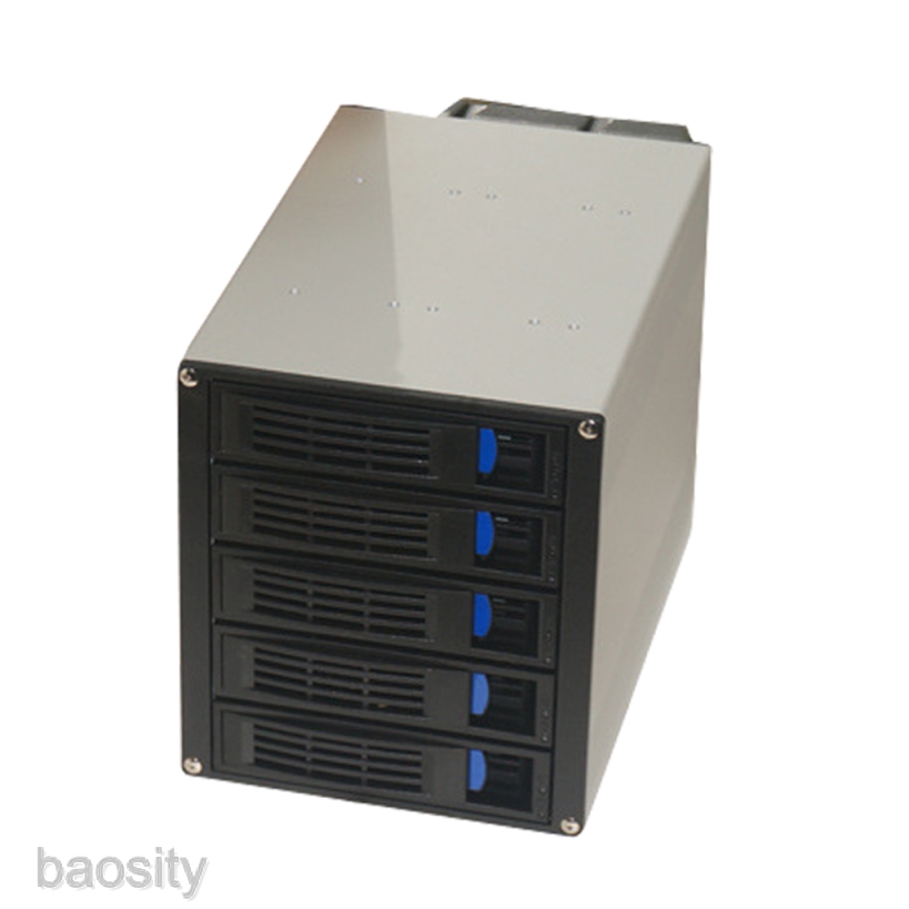 3 x 5.25Inch to 5 x 3.5Inch Hotswap SATA SAS Hard Disk Drive Cage