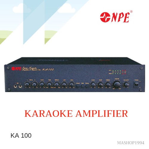 คาราโอเกะแอมป์เสตอริโอ KARAOKE ST AMP KA100B NPE Shopee Thailand