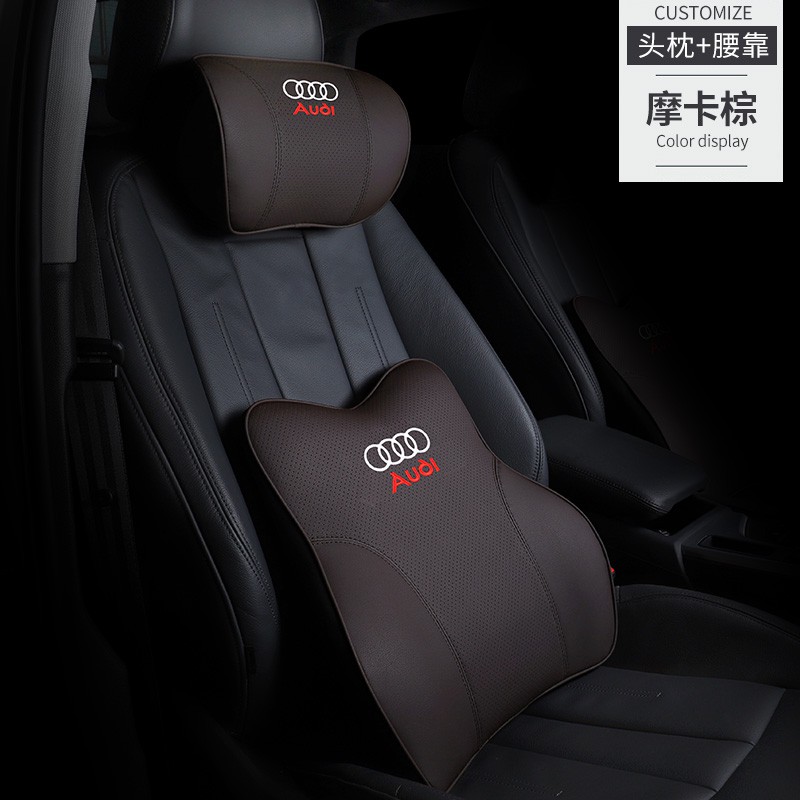 ヮザเฉพาะสำหรับ Audi A3 A4L A6L car headrest lumbar support Q2L Q3 Q5L