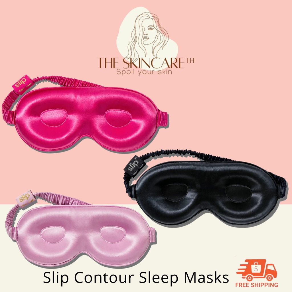 TheSkincare.TH Slip Contour Sleep Mask Lovely Lashes ผ้าปิดตาไหมมัลเ
