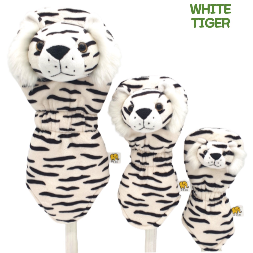 [WICO&Golf] Club Cover New Wild Animal WhiteTiger ไม้หัวกอล์ฟคลับชุด