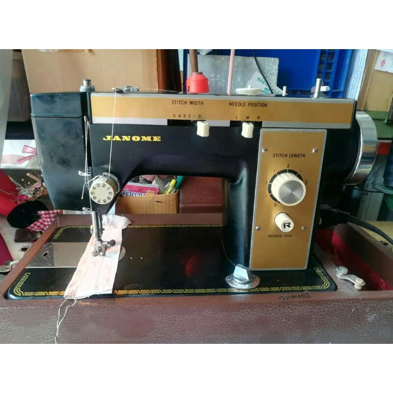 จักรซิกแซก Janome (มือสอง) พร้อมใช้ Shopee Thailand