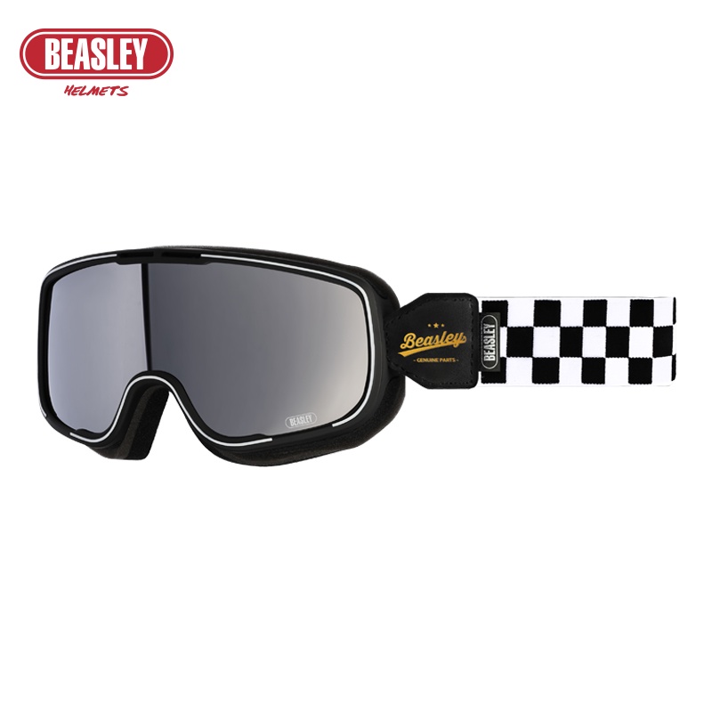 BEASLEY Bisley หมวกกันน็อคย้อนยุค Harley มอเตอร์ไซค์แว่นตาแว่นตาครึ่ง