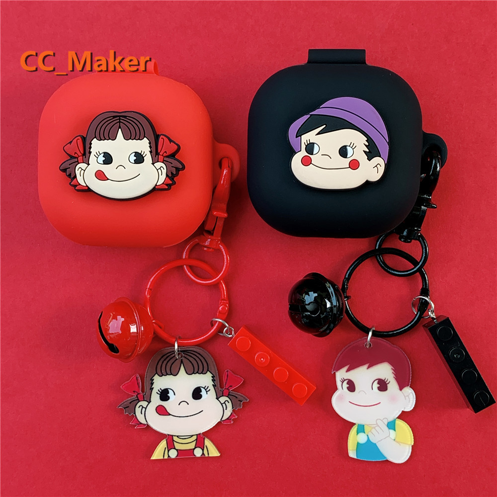 【In Stock】New Samsung Galaxy Buds Live Case Peko Toffee Pendant Samsung Bluetooth Buds Live