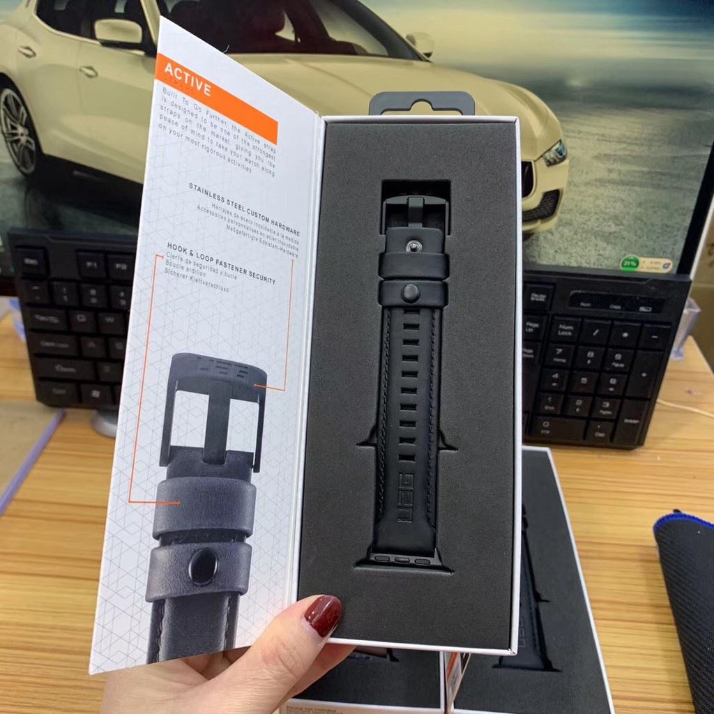 UAG Watch Strap Urban Armor Gear UAG Active Leather Band Strap For